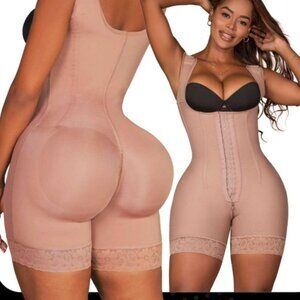 XL Stagmi SMI7143 Faja Girdle Reduces Tummy & Thighs Shapes Butt BBL $175 NEW!